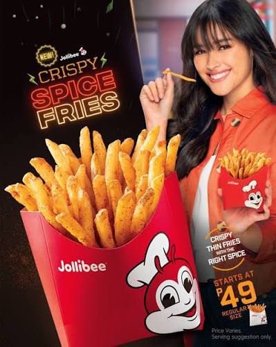 Jollibee fries P49 lang!